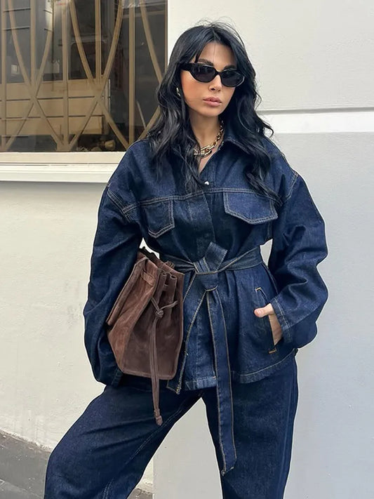 Denim Queen Set
