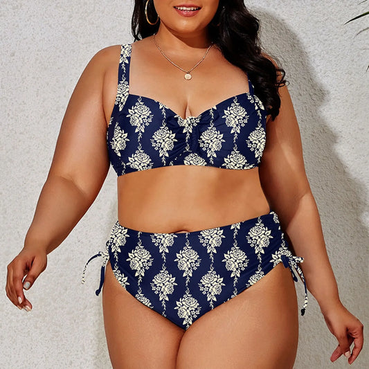 Plus Bikini with Side Ties